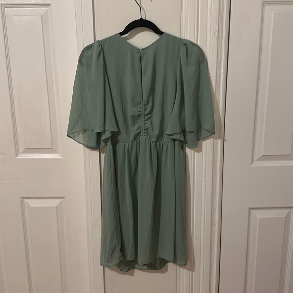 H&M faded aqua dress size M